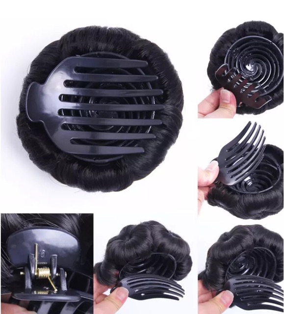 Tóc Giả Búi Hoa Sỉ Chỉ 35K