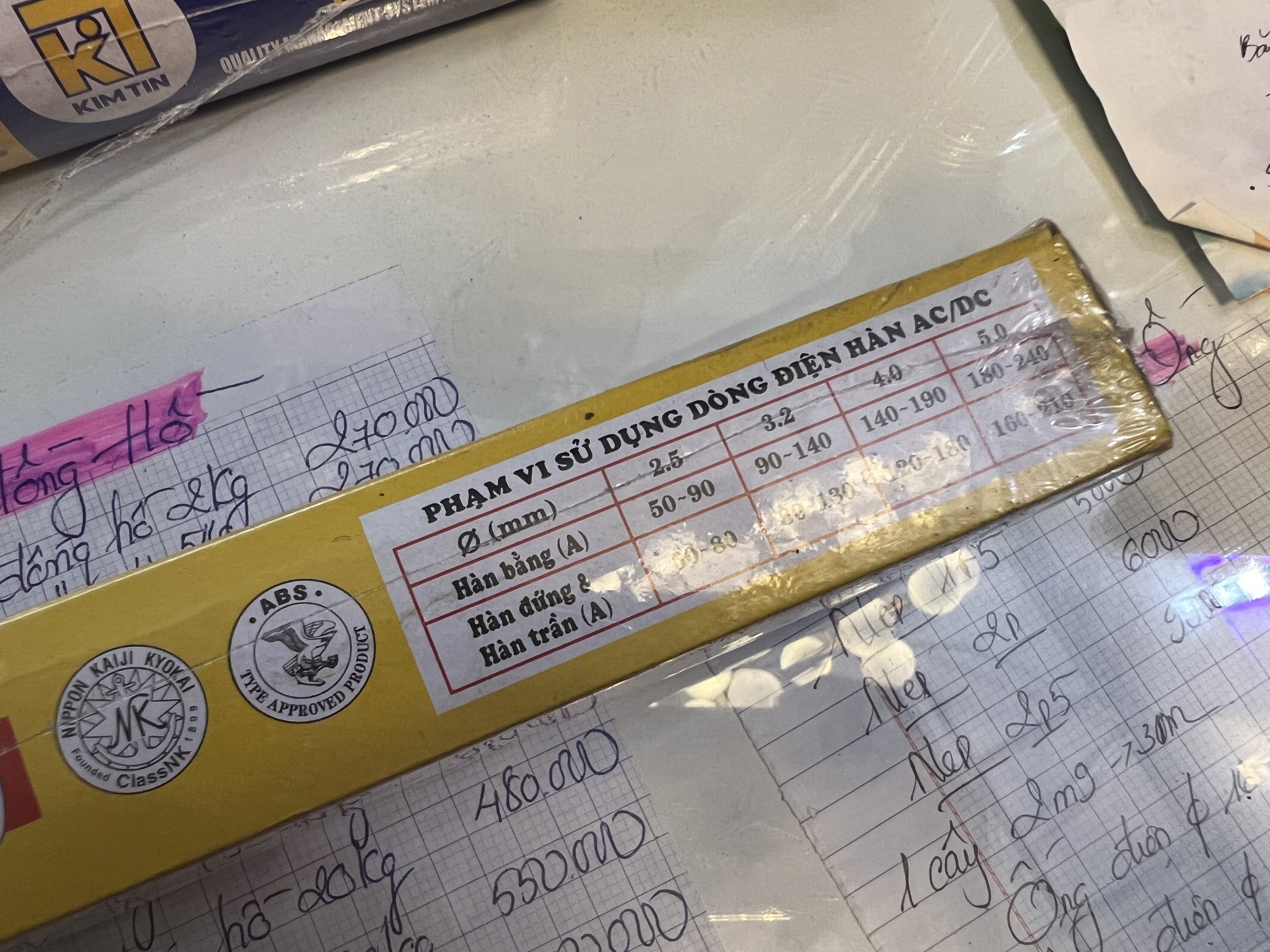 Que Hàn Kim Tín 2.5ly, 3.5ly Que Hàn Sắt, Chuẩn Chất Lượng