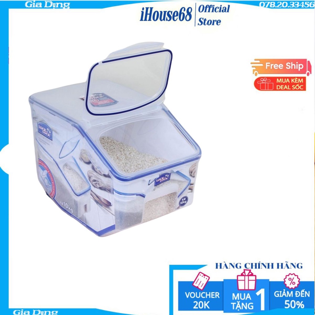 Thùng đựng gạo Lock&Lock Special - 10Kg HPL510(LH)