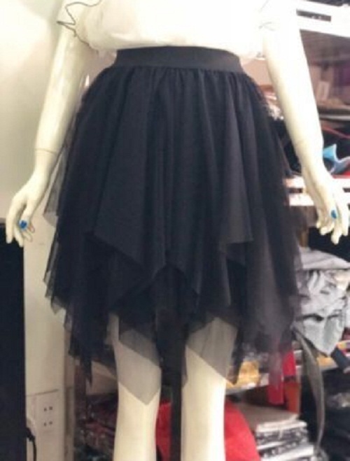 Chân váy tulle dài maxi dáng nhọn 102-103