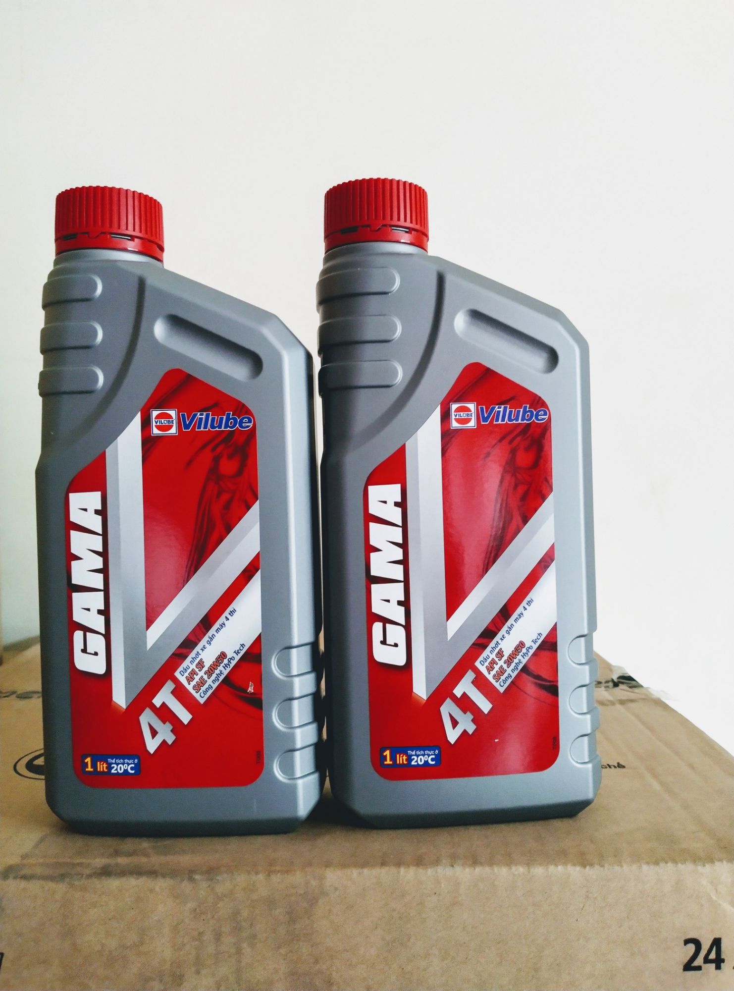 24 chai gamav1 lít dùng cho xe số
