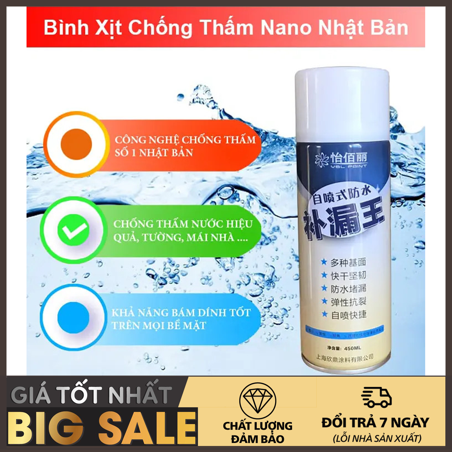 [The new on-pole hot] vase painting spray waterproof, vase painting spray waterproof multi-function, spray waterproof 450ml, spray anti-dột, anti-water, spray waterproof cheap, spray waterproof multi-function