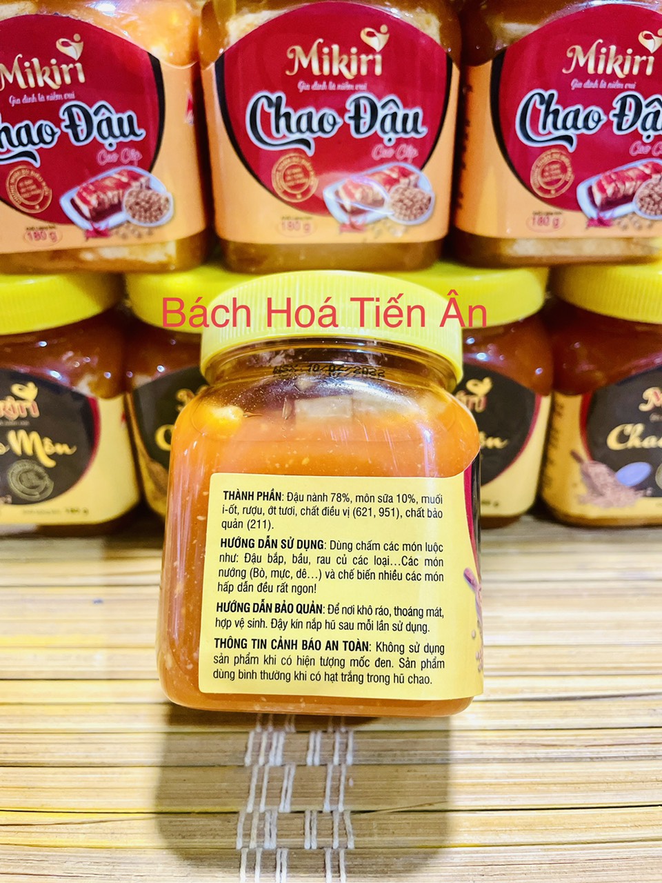 Hũ Chao Cao Cấp Mikiri 180g (THỰC PHẨM GIÀU DINH DƯỠNG)