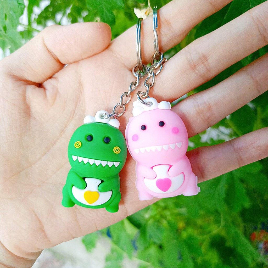 [QUÀ TẶNG] Móc khóa khủng long dễ thương (giao màu ngẫu nhiên)