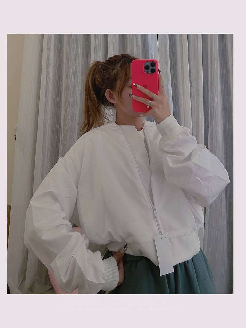 Áo khoác dù nữ 2 lớp vmodufk cổ bomber mẫu mới - clitus fashion