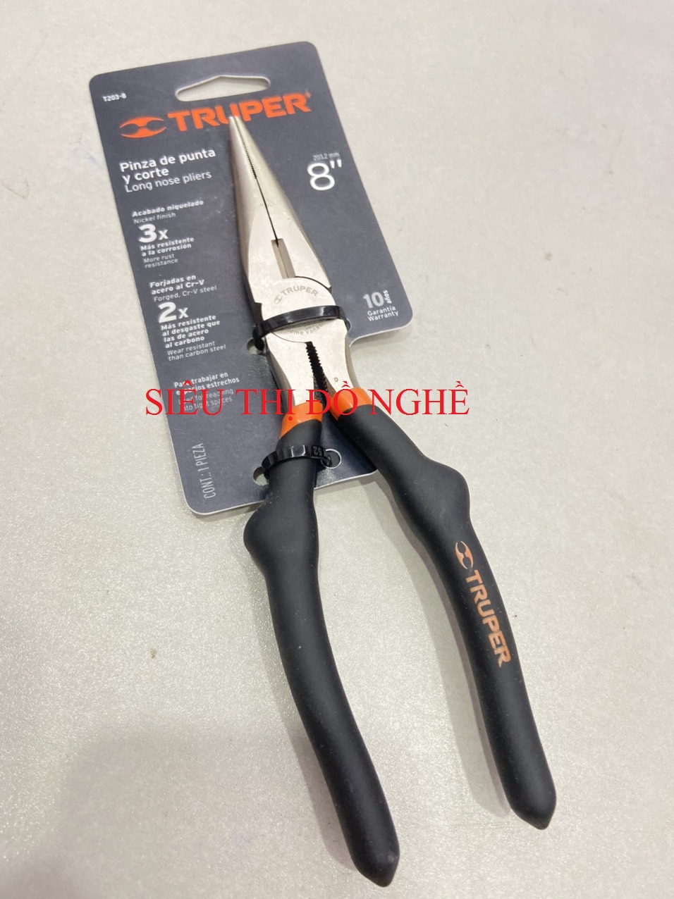 Kềm nhọn 203mm Truper 17310