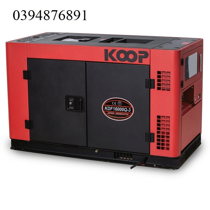 Máy Phát Điện Chạy Dầu 15kVA Koop KDF16000Q