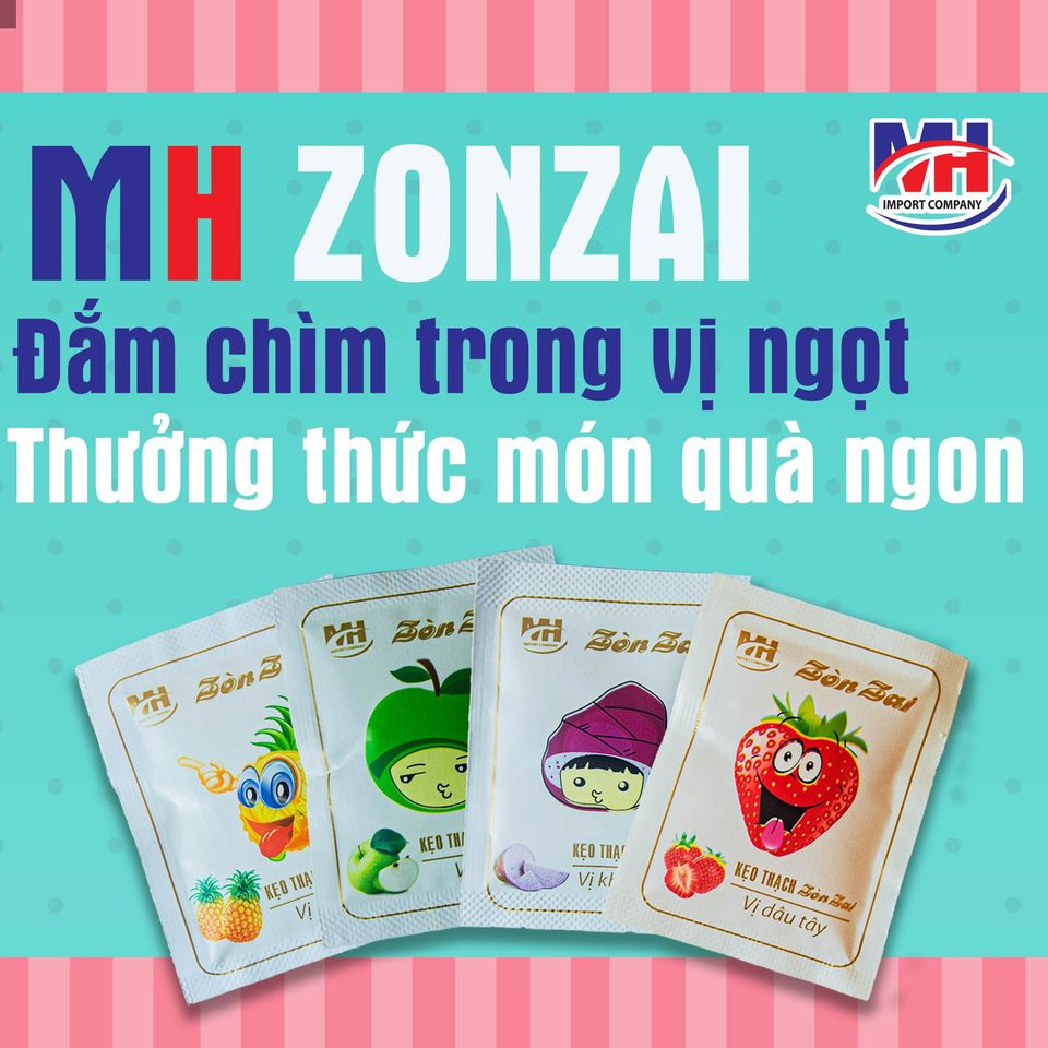 KẸO THẠCH ZÒN ZAI DUY PHÁT TÚI 300G