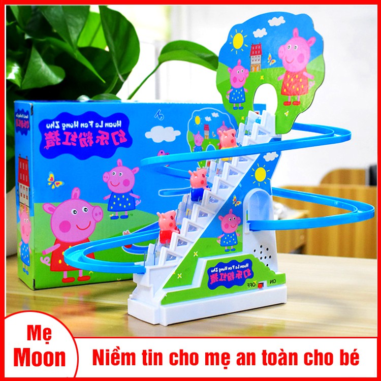 Đồ chơi heo peppa leo thang loại lớn