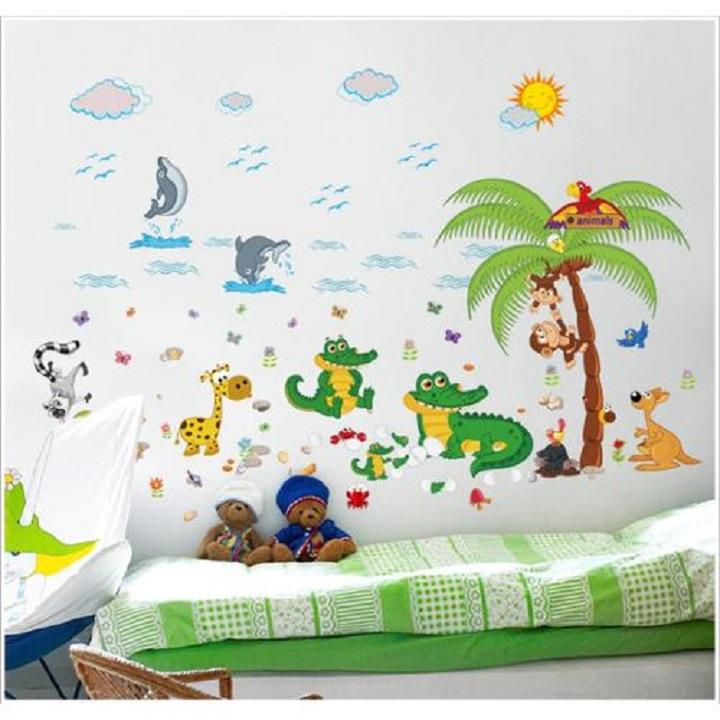 [HCM]Decal dán tường sinh vật biển