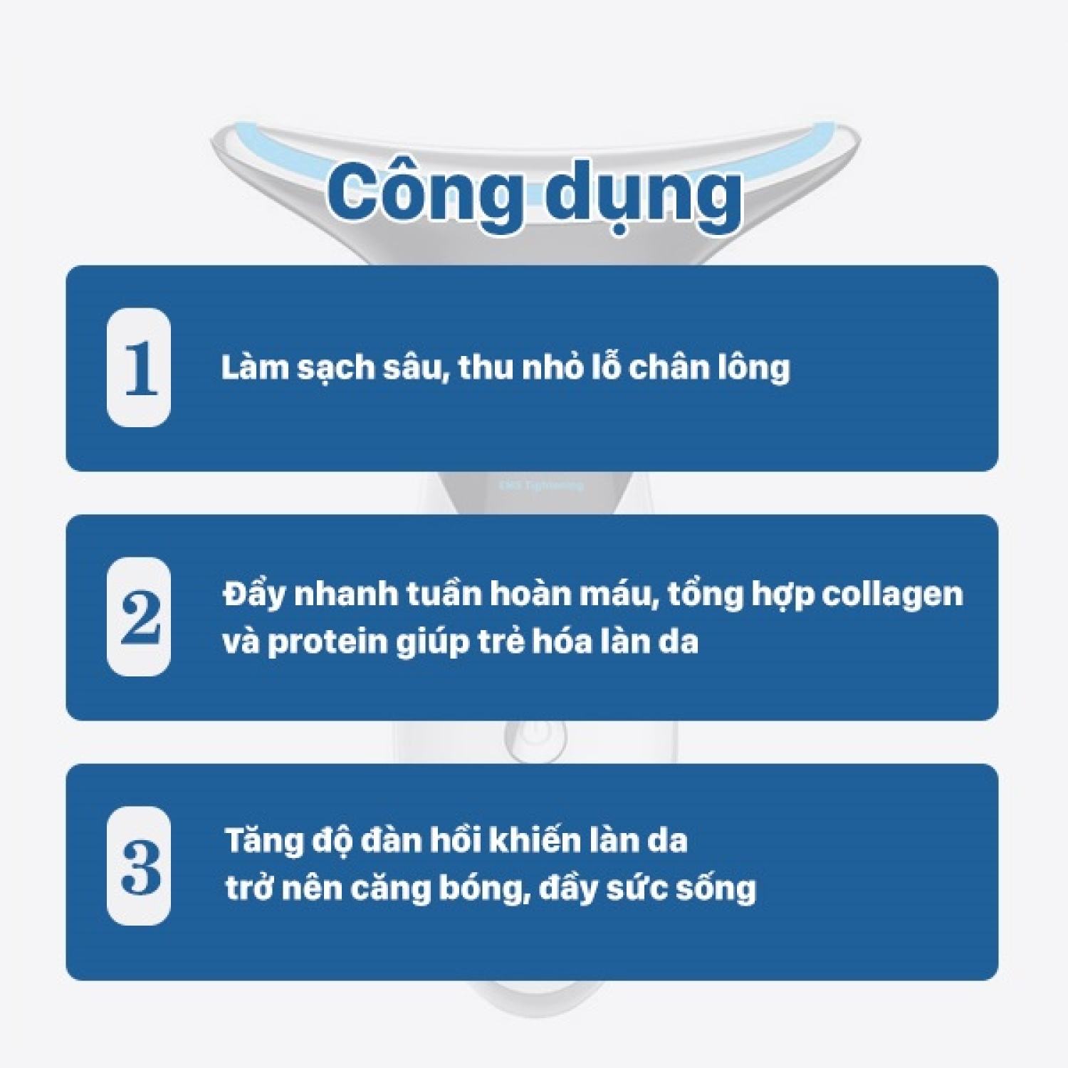 Máy mɑssage nâng cơ mặt và cổ cầm tay