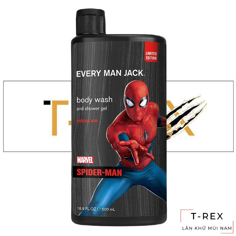 Marvel Sữa Tắm Every Man Jack Fresh Air Marvel Spider