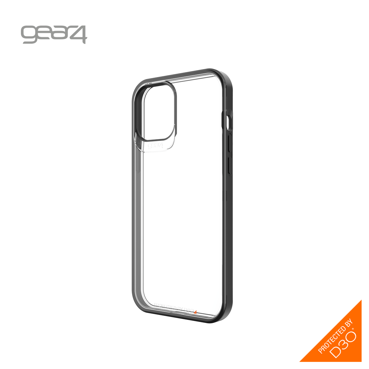 Ốp lưng chống sốc Gear4 D3O Hackney 5G iPhone - Công nghệ chống sốc độc quyền D3O, kháng khuẩn, tương thích tốt với sóng 5G dành cho iPhone 12 series - Dâu Đen Store