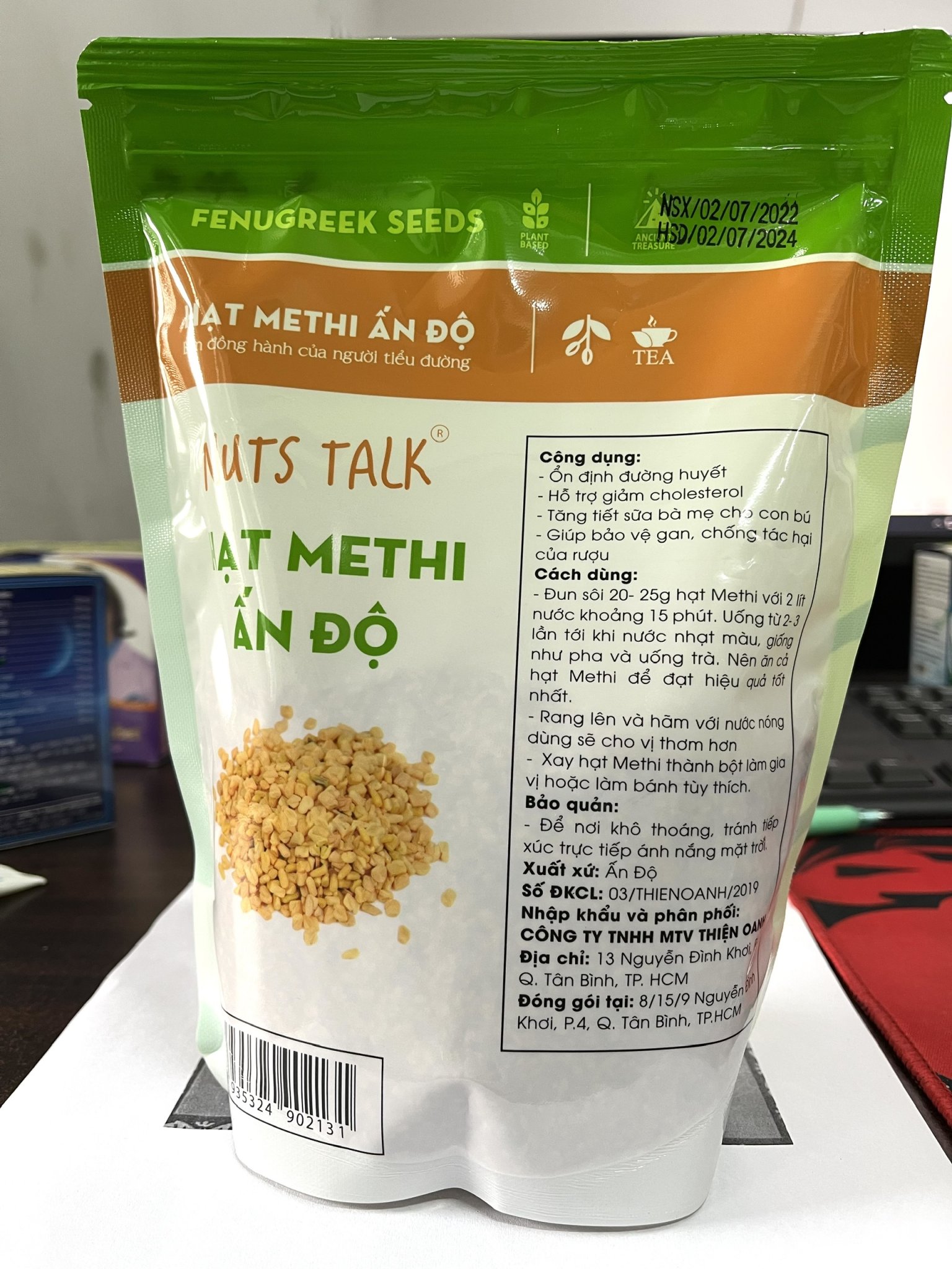 Hạt Methi Ấn Độ (500g)