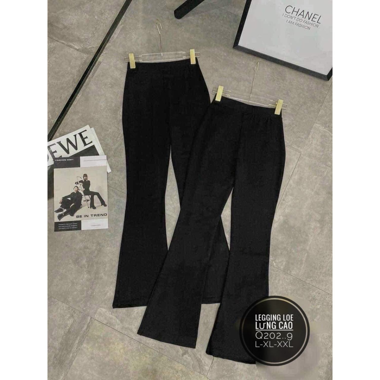 BIGSIZE [THUN + LƯNG CHUN] QUẦN LOE LEGGING HÁCH DÁNG