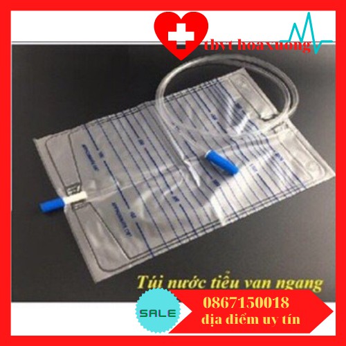 Túi đựng nước tiểu van ngang