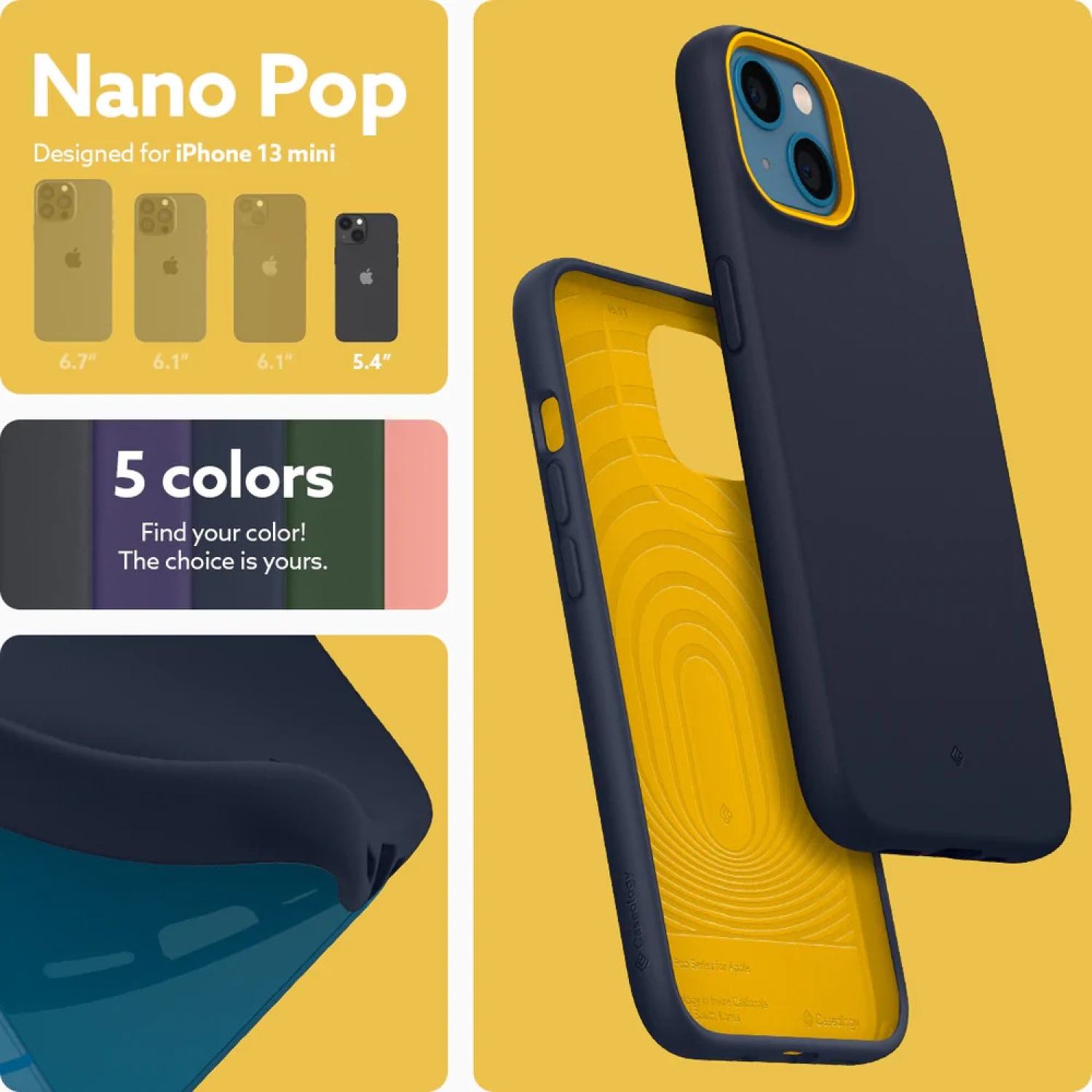 [LaoHac Store] Ốp Lưng Caseology Nano Pop iρhone 13 Mini