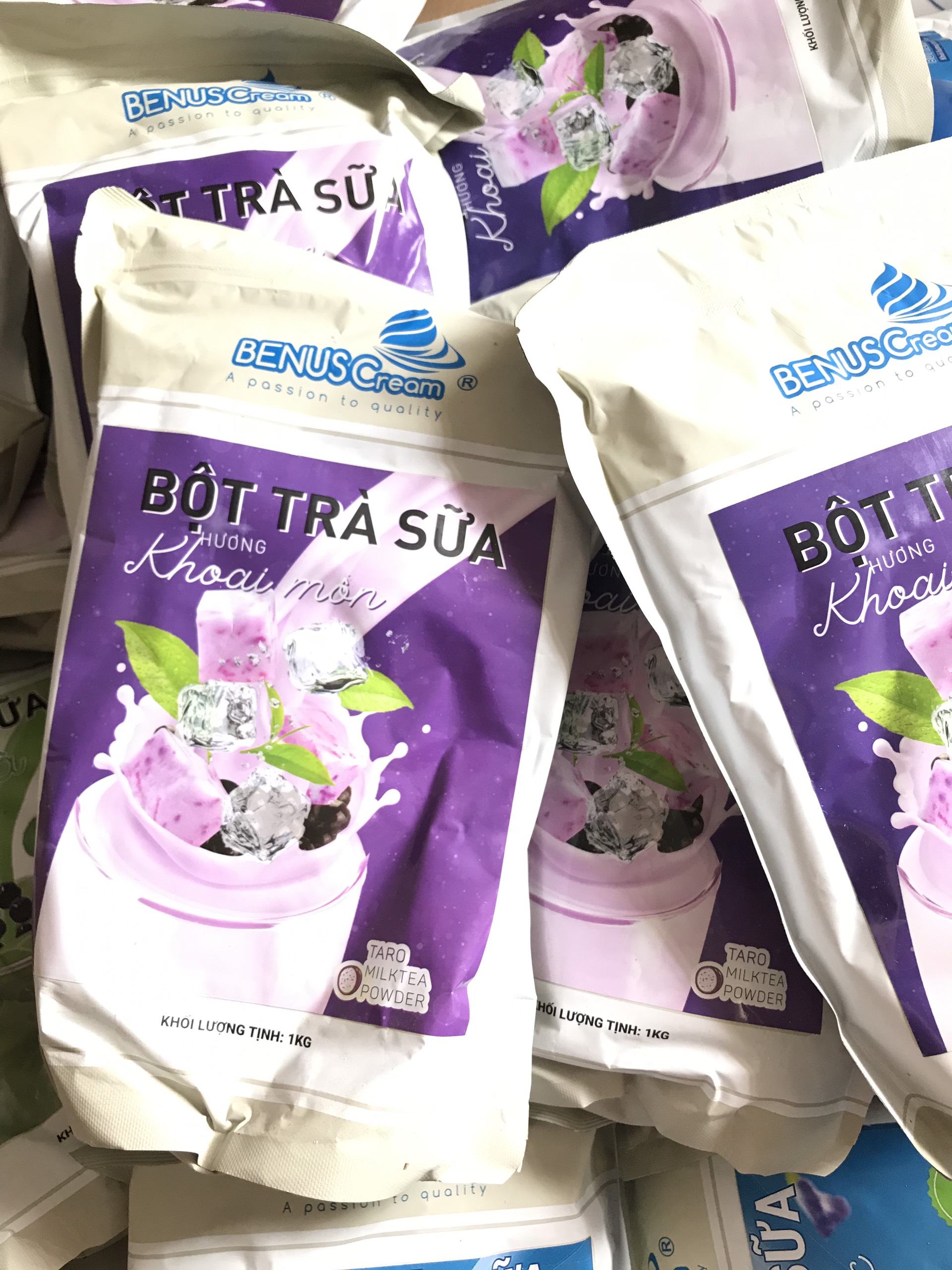 Bột Trà Sữa Khoai Môn BENUS Cao Cấp