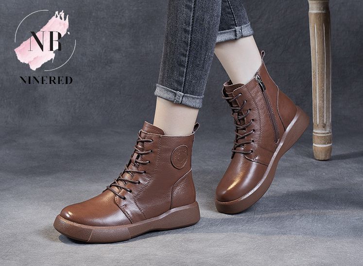 Giày Bốt Boot Martin Cổ Thấp Thu Đông Hàn Quốc Thời Trang 2023