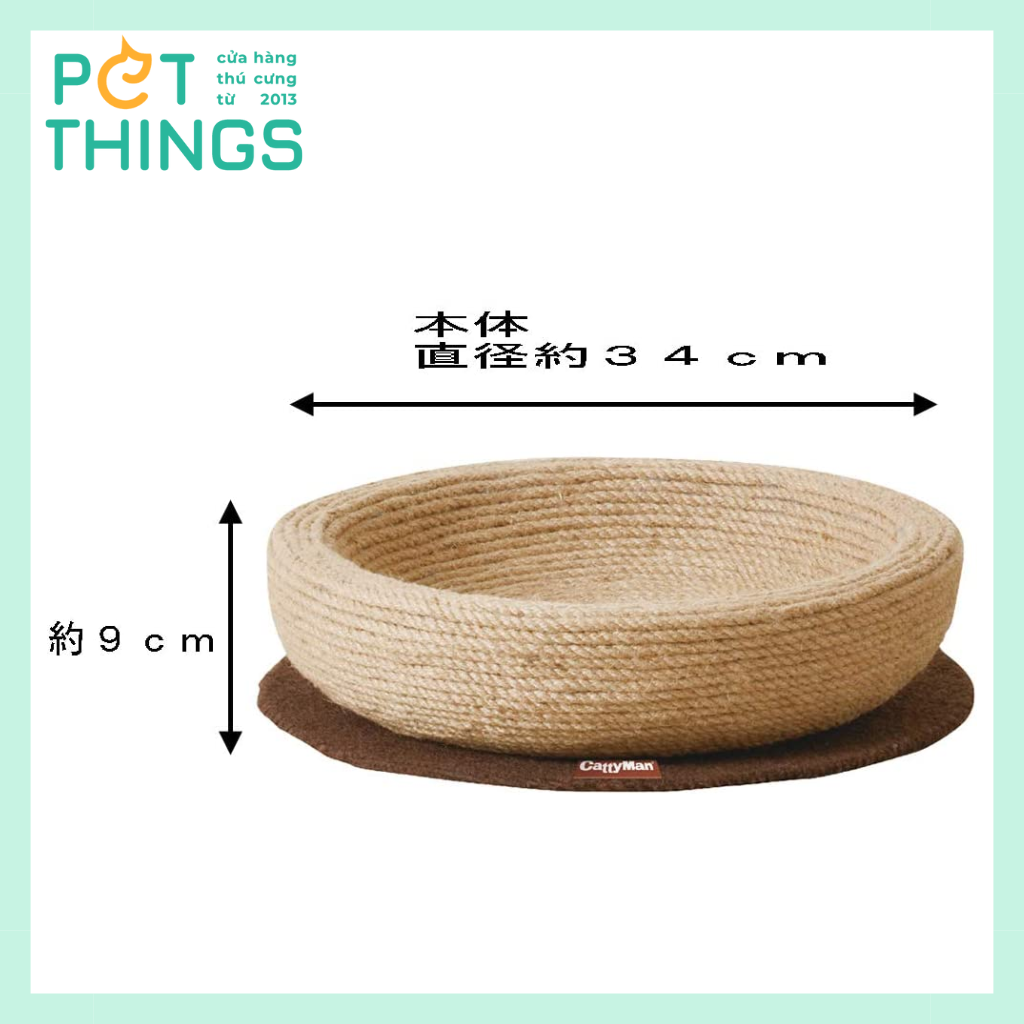 Nôi Thừng Cào Móng Cho Mèo Cattyman Cat Scratching Bed