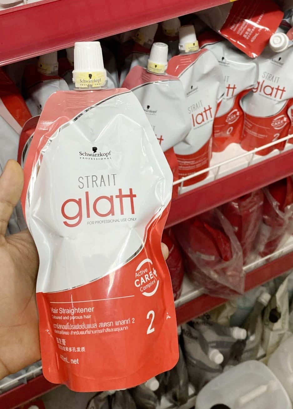 Uốn - duỗi ép tóc glatt schwarzkopf mẫu mới 2024 chính hãng 400ml