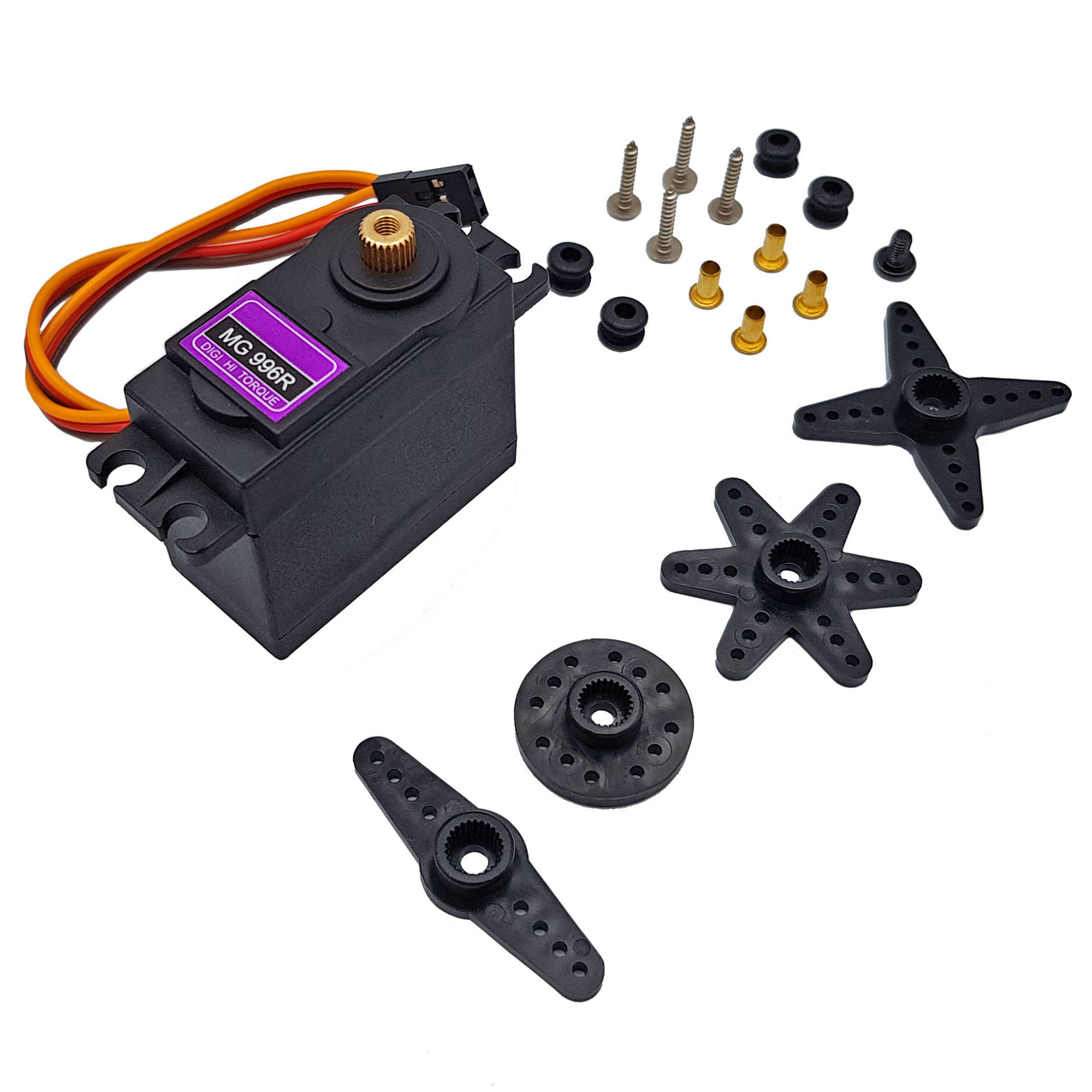 Động Cơ RC Servo MG996 MG996R 180 độ, 360 độ