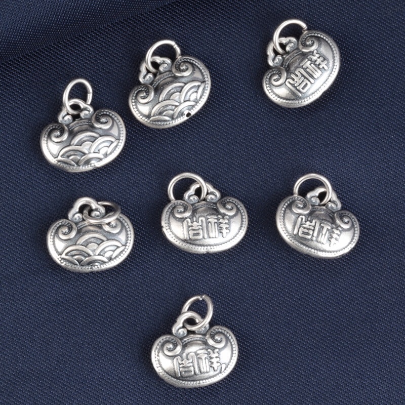 [S925] Charm bạc 3D khánh như ý - MH787