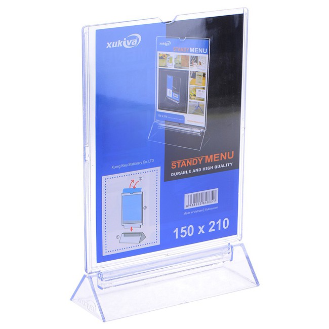 Menu mica để bàn a5 xukiva 191-a5
