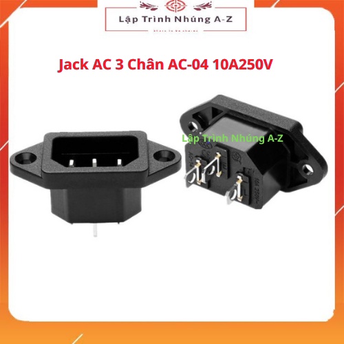 Jack ac 3 chân ac-04 10a250v
