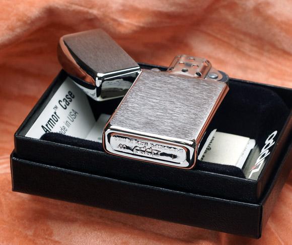 Zippo 1600 - Zippo Slim Brushed Chrome