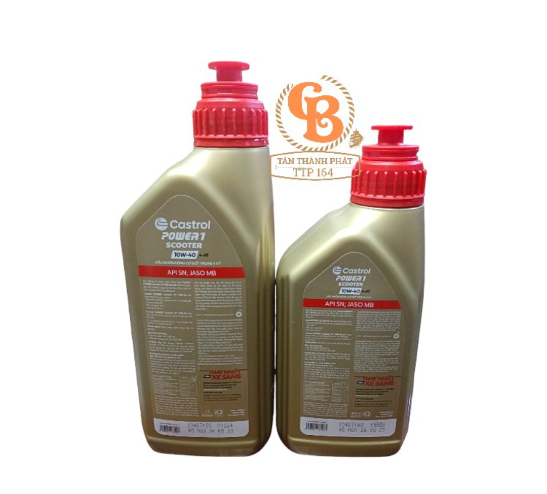 Nhớt castrol power1 scooter ( quét mã TT KM)