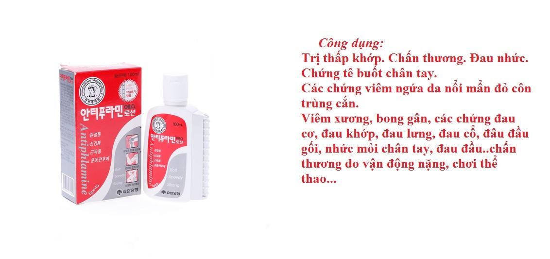 Dầu nóng giảm đau Antiphlamine 100ml - Hàn Quốc