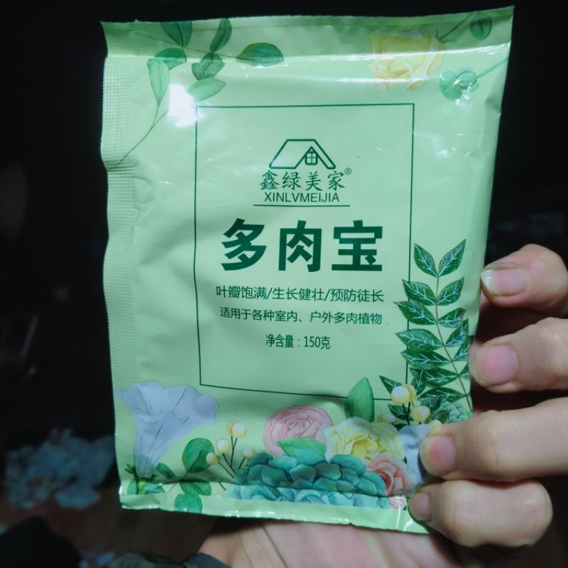 Gói 150gr Phân Tan Chậm Cho Sen Đá Giúp Sen Đá Béo Ú, Mập Mạp, Lên Màu Đẹp
