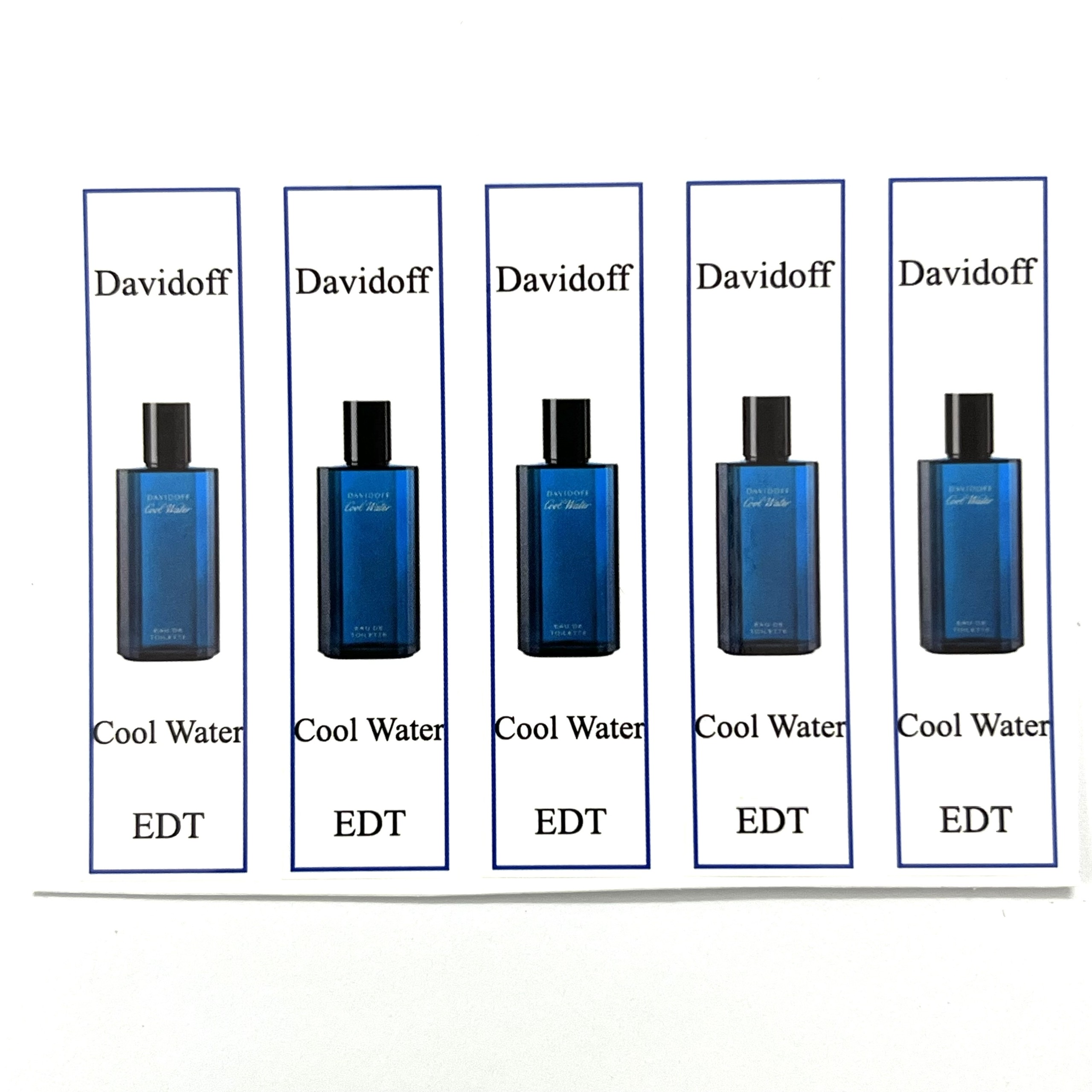 [HCM] Combo 10 Tem Dán Chai Nước Hoa Davidoff cho chai chiết đủ các dòng
