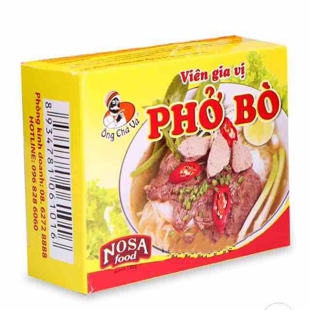 1 hộp viên gia vị phở bò