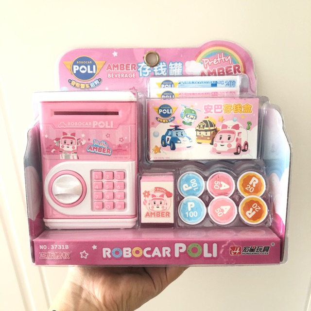 Két sắt mini POLI cho bé chạy pin