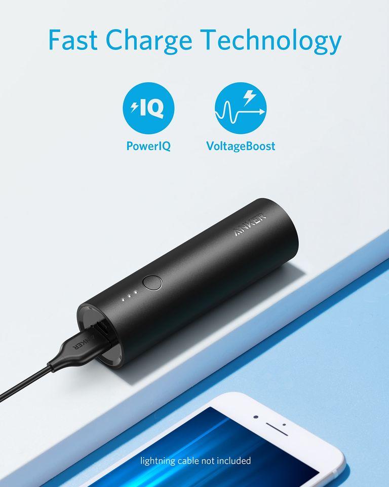 [PIN KHÔNG CÓ CỔNG SẠC TYPE-C] Pin sạc dự phòng ANKER PowerCore 5000mAh - A1109