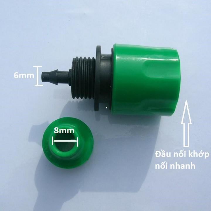 Water hose connection. Used for the pipe with 4mm-7mm Phi, it comes with quick release coupling. 659