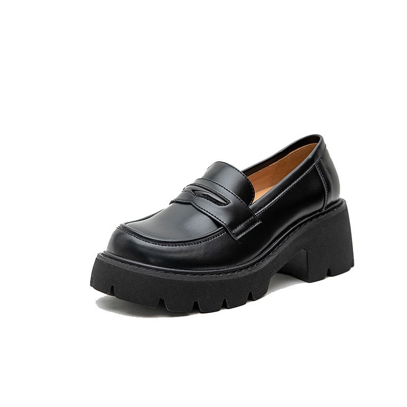 Platform Joshi loafer - Giày da bò nữ (Genuine Leather)