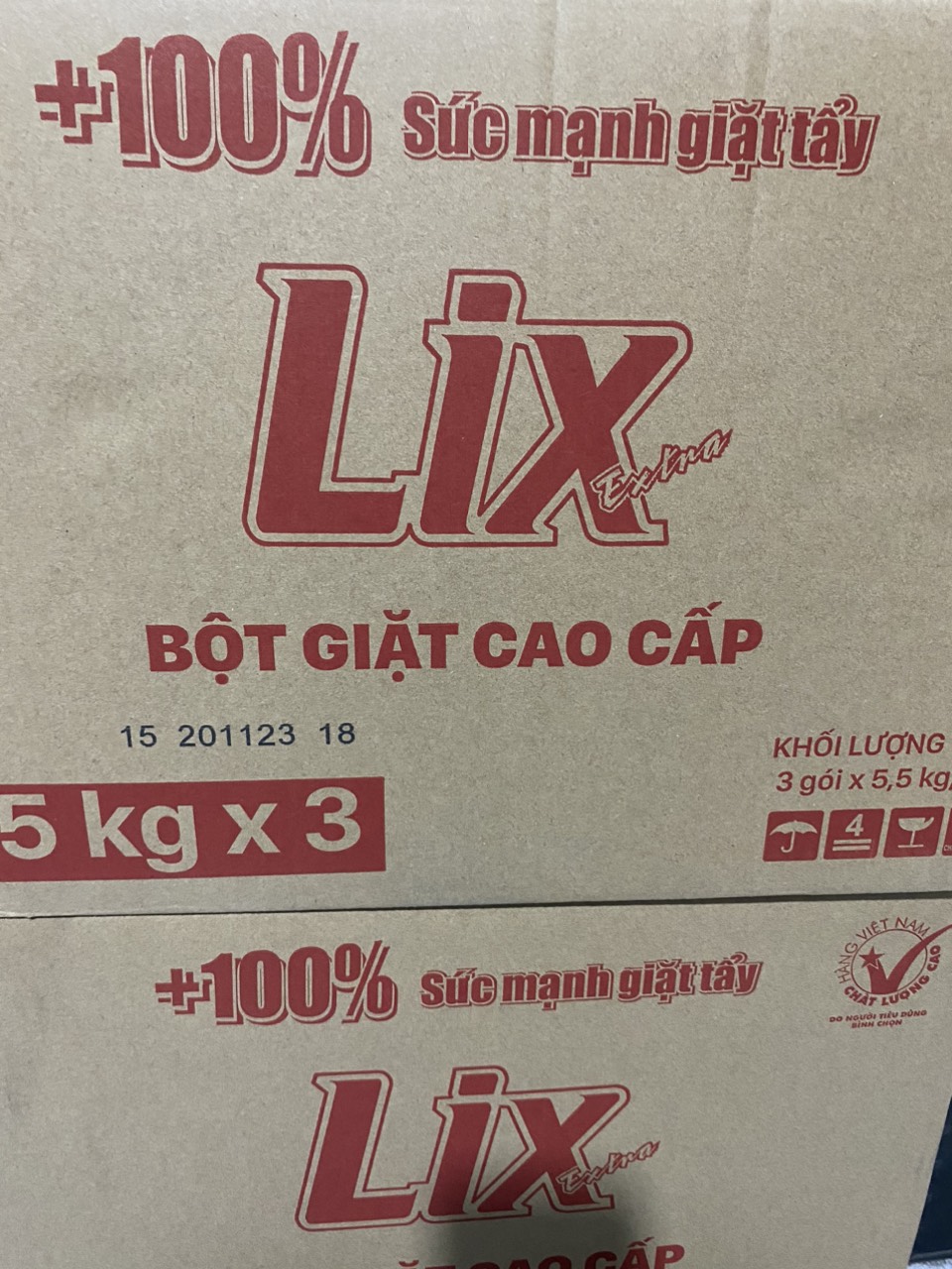 BỘT GIẶT LIXE 5,5KG