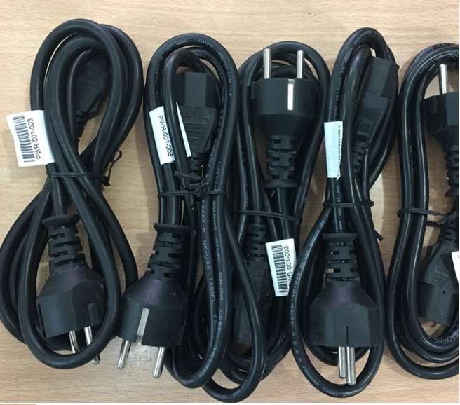 Dây nguồn máy tính PC và laptop cũ tháo máy