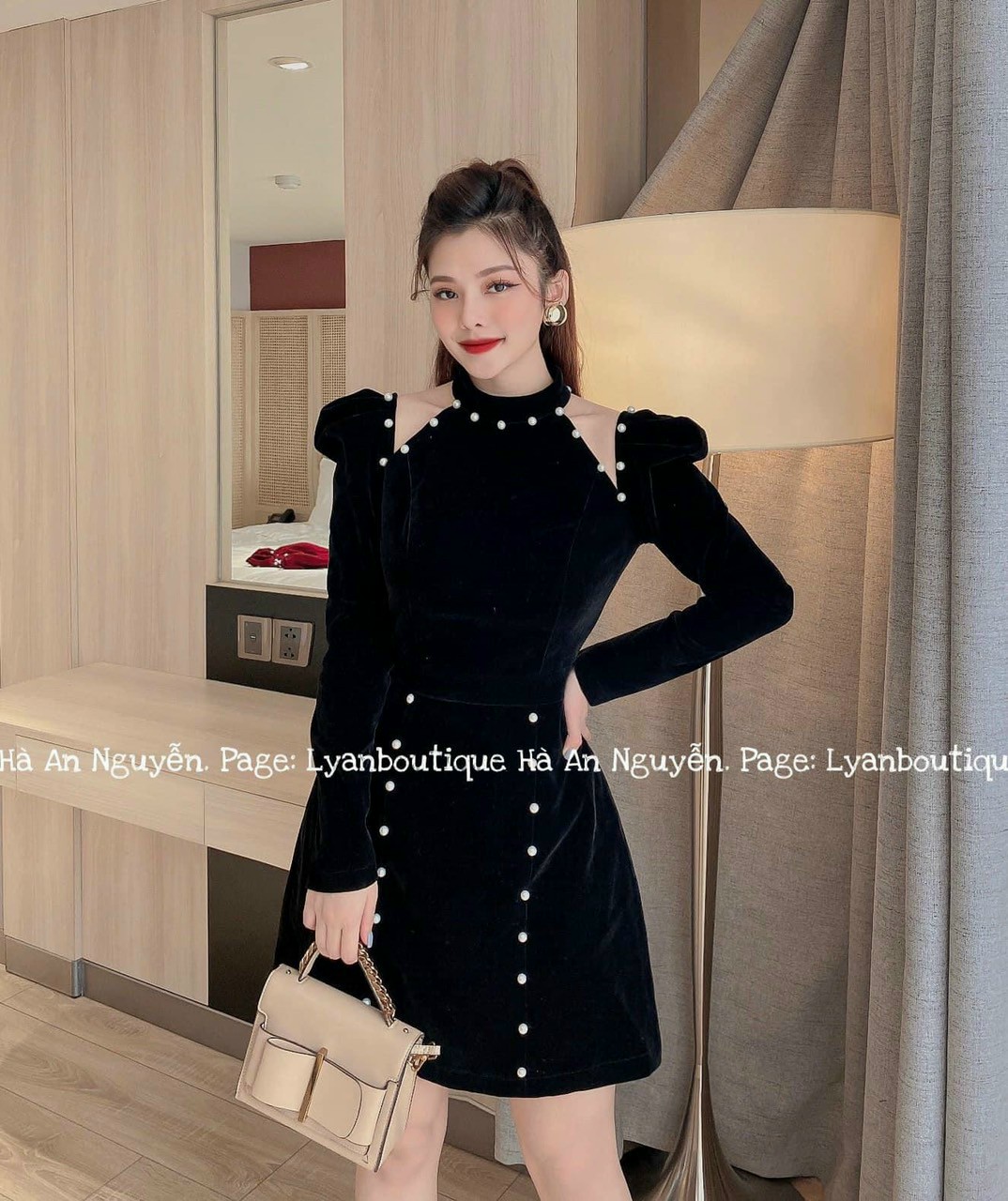 Đầm body đính cườm-QH#damnu