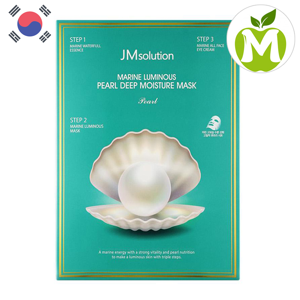 (10 miếng) Mặt nạ dưỡng trắng JMsolution Marine Luminous Pearl Deep Moisture Mask