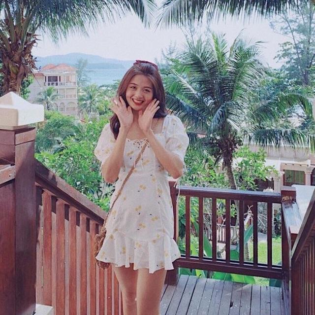 [HCM]Đầm cherry vàng (KÈM HÌNH THẬT)