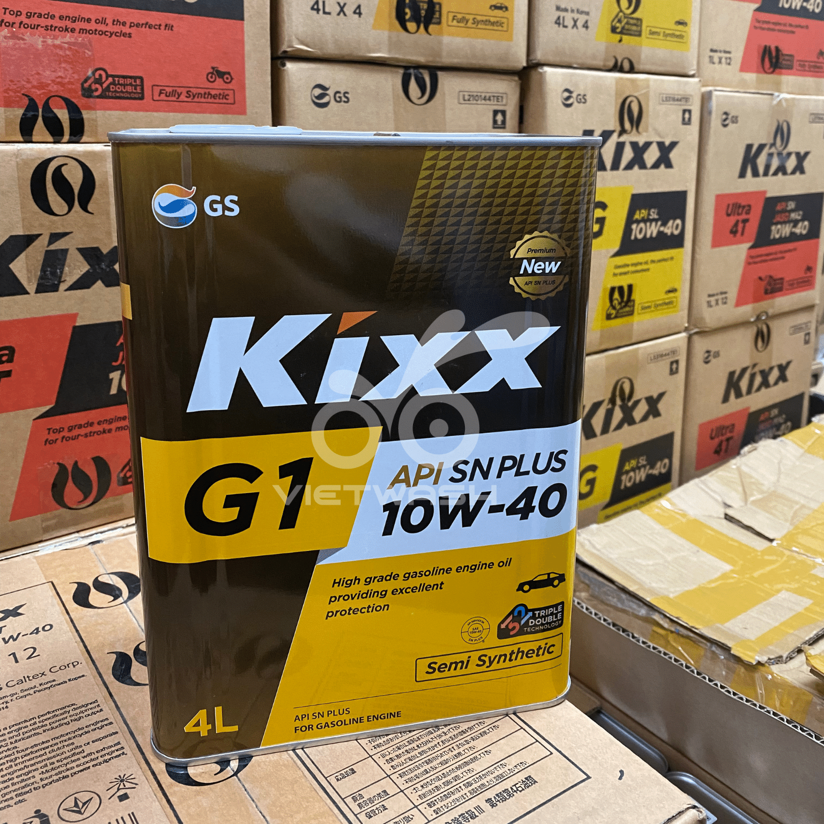 [KIXX] Nhớt ô tô Kixx G1 10W40 API SN Plus 4L [MIỄN PHÍ CÔNG THAY NHỚT]
