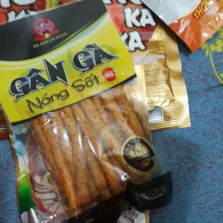 5 gói gân gà sốt nóng