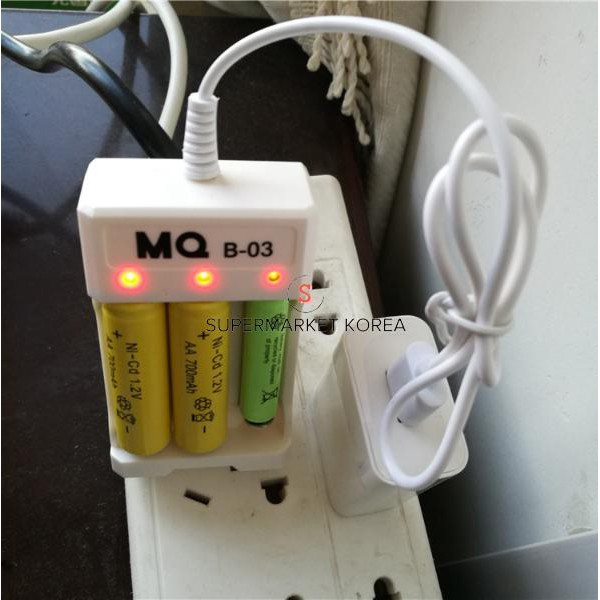 Bộ sạc pin tiểu, pin đũa (AA, AAA) đa năng