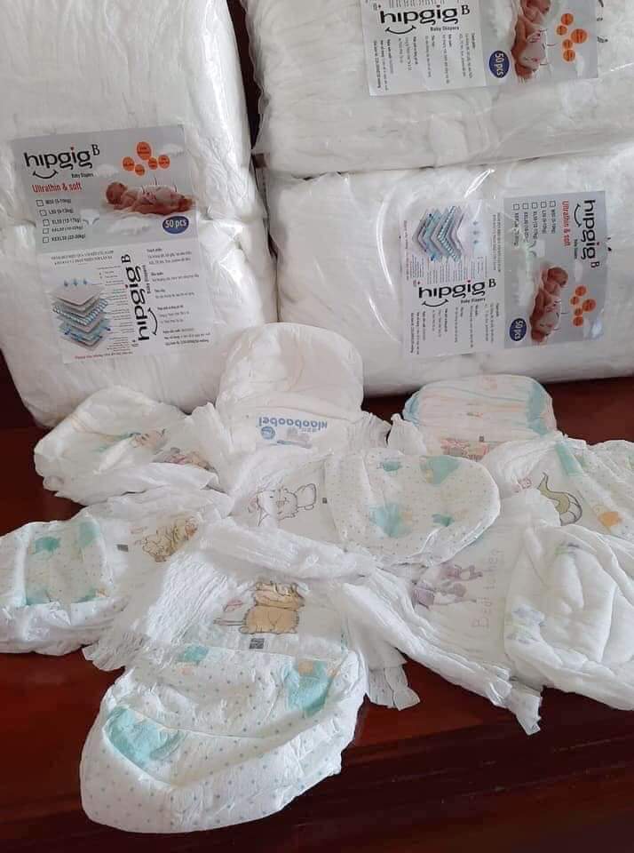 TÃ GIẤY EM BÉ HIPGIG 150k 50miếng 100mieng 280k