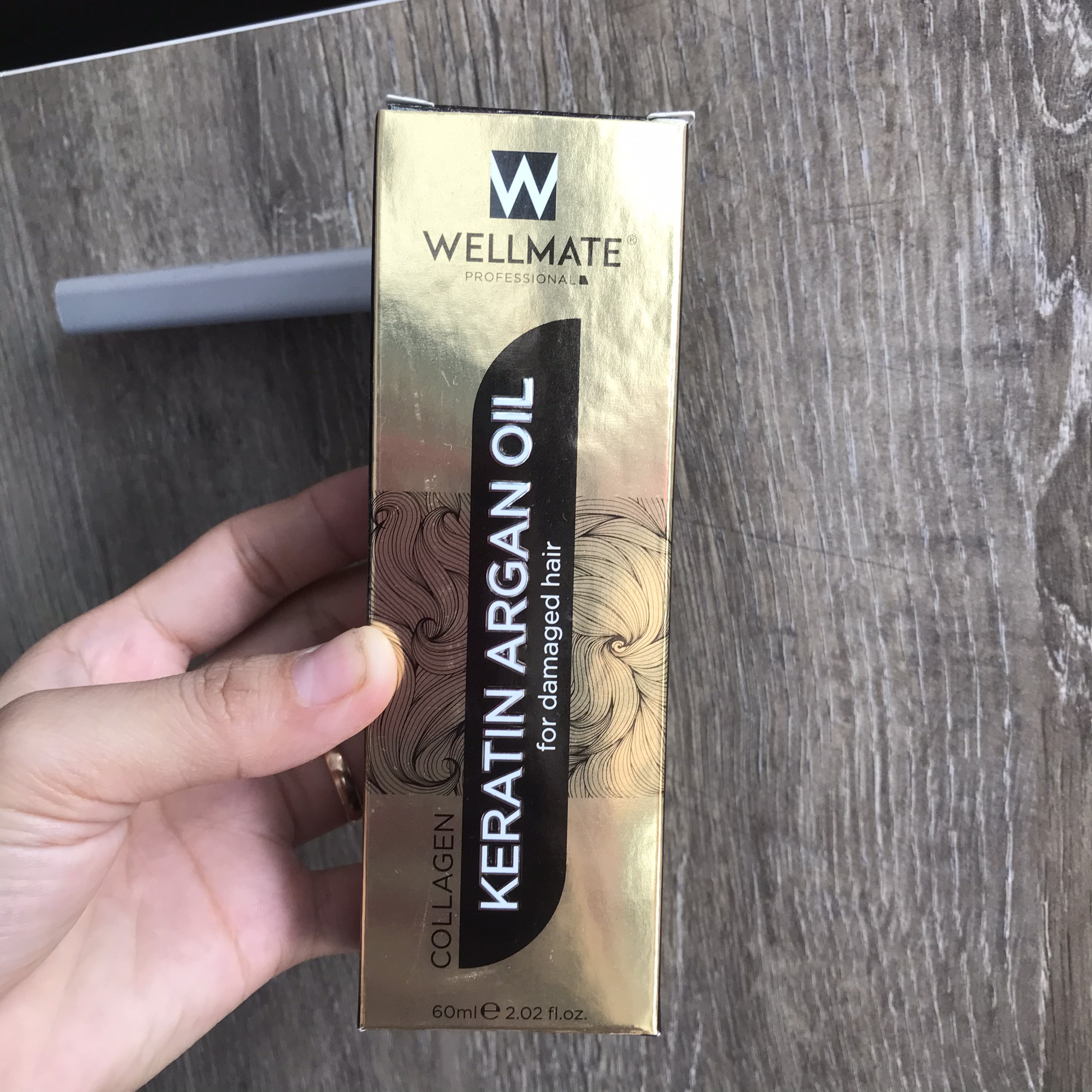 TINH DẦU TÓC WELLMATE KERATIN ARGAN OIL 60ml