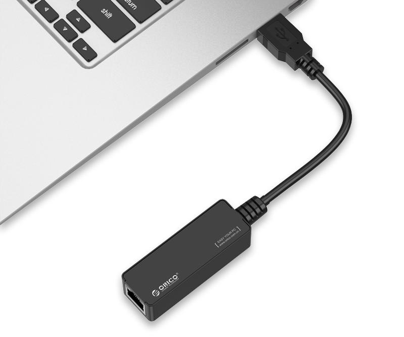 Đầu chuyển USB 2.0 sang cổng LAN ORICO UTJ-U2